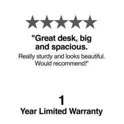 Quill Brand® Kendall Park L-Desk, Cherry (52493) 9 Quill Brand® Kendall Park L-Desk, Cherry (52493) -Office Essentials Shop s1221166 s7