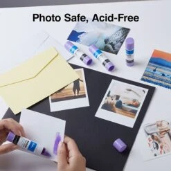 Quill Brand Washable Glue Sticks, 0.28 Oz., Purple, 4/Pack (25959-QCC) -Office Essentials Shop s1223684 s7