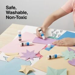 Quill Brand Washable Glue Sticks, 0.28 Oz., White, 18/Pack (25964-QCC) -Office Essentials Shop s1223737 s7