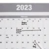 2023 Quill Brand® 32" X 48" Monthly Dry Erase Wall Calendar W/Marker, Reversible, Gray (5216723QCC)