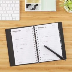 2023 Quill Brand® 5" X 8" Daily Planner, 5 X 8, Black (5215823QCC) 13 2023 Quill Brand® 5" X 8" Daily Planner, 5 X 8, Black (5215823QCC) -Office Essentials Shop s1225430 s7