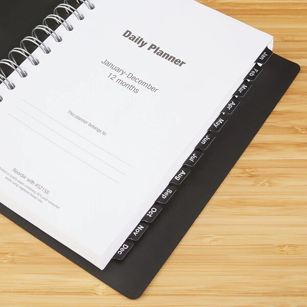 2023 Quill Brand® 5" X 8" Daily Planner, 5 X 8, Black (5215823QCC) 7 2023 Quill Brand® 5" X 8" Daily Planner, 5 X 8, Black (5215823QCC) - Image 5