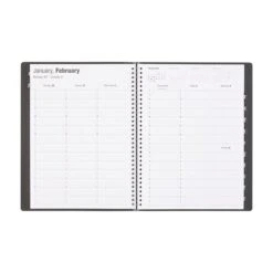 2023 Quill Brand® 8" X 11 14-Month Monthly/Weekly Planner, 8x11, Black (5216223QCC) -Office Essentials Shop s1225445 s7