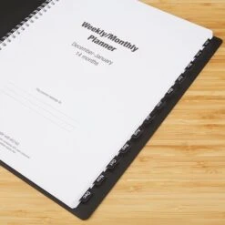 2023 Quill Brand® 8" X 11 14-Month Monthly/Weekly Planner, 8x11, Black (5216223QCC) -Office Essentials Shop s1225447 s7