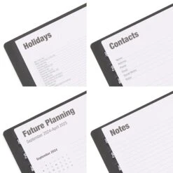 2023 Quill Brand® 8" X 11 14-Month Monthly/Weekly Planner, 8x11, Black (5216223QCC) -Office Essentials Shop s1225448 s7