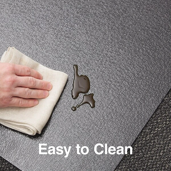 Quill Brand® 36" X 48" Low-Pile Chair Mat, Black, No Lip (26991) 5 Quill Brand® 36" X 48" Low-Pile Chair Mat, Black, No Lip (26991) - Image 3