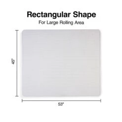 Quill Brand® Carpet Chair Mat, 45" X 53'', Crystal Clear (27014-US/CC) 10 Quill Brand® Carpet Chair Mat, 45" X 53'', Crystal Clear (27014-US/CC) -Office Essentials Shop s1225813 s7