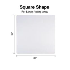Quill Brand® Standard 60" X 60" Rectangular Chair Mat For Carpet, Resin (28590) 10 Quill Brand® Standard 60" X 60" Rectangular Chair Mat For Carpet, Resin (28590) -Office Essentials Shop s1225815 s7