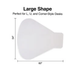 Quill Brand® Standard 54" X 60" Workstation Chair Mat For Carpet, Resin (28594) -Office Essentials Shop s1225832 s7