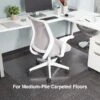 Quill Brand® PlushMat Carpet Chair Mat, 46" X 60'', Crystal Clear (20235-CC) 2 Quill Brand® PlushMat Carpet Chair Mat, 46" X 60'', Crystal Clear (20235-CC) -Office Essentials Shop s1225920 s7