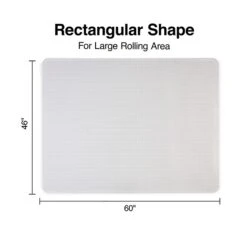 Quill Brand® BerberMat Carpet Chair Mat, 46" X 60'', Crystal Clear (20234-CC) 10 Quill Brand® BerberMat Carpet Chair Mat, 46" X 60'', Crystal Clear (20234-CC) -Office Essentials Shop s1225990 s7