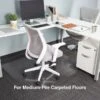 Quill Brand® PlushMat Chair Mat, 45" X 53", Clear (20236-CC) 2 Quill Brand® PlushMat Chair Mat, 45" X 53", Clear (20236-CC) -Office Essentials Shop s1225998 s7