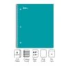 Quill Brand® Premium 5-Subject Notebook, 8.5" X 11", College Ruled, 200 Sheets, Teal (TR58320) -Office Essentials Shop s1227032 s7
