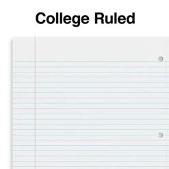 Quill Brand® Premium 5-Subject Notebook, 8.5" X 11", College Ruled, 200 Sheets, Black (TR58317) -Office Essentials Shop s1227111 s7