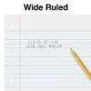 Quill Brand® Wide Ruled Filler Paper, 8" X 10.5", White, 120 Sheets/Pack (TR37426) -Office Essentials Shop s1227329 s7