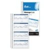 Quill Brand® Message Book, 11" X 5-1/2", Blue/White, 200 Forms/Book (745200) -Office Essentials Shop sp101841791 s7