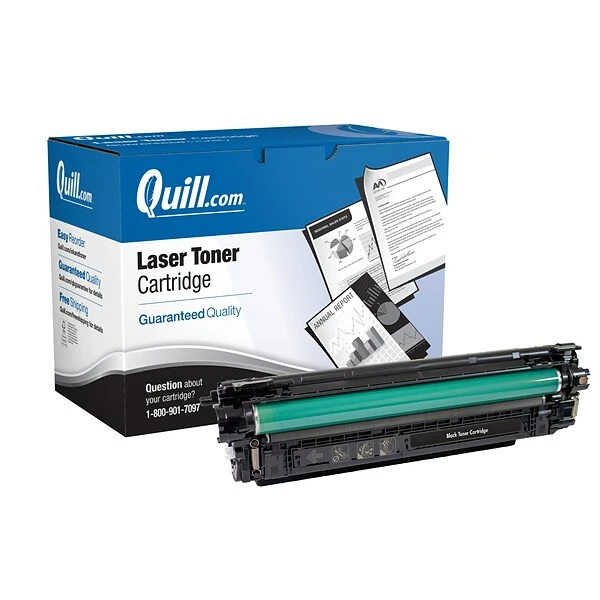 Quill Brand® Remanufactured Black High Yield Toner Cartridge Replacement For HP 508X (CF360X) (Lifetime Warranty) 3 Quill Brand® Remanufactured Black High Yield Toner Cartridge Replacement For HP 508X (CF360X) (Lifetime Warranty)