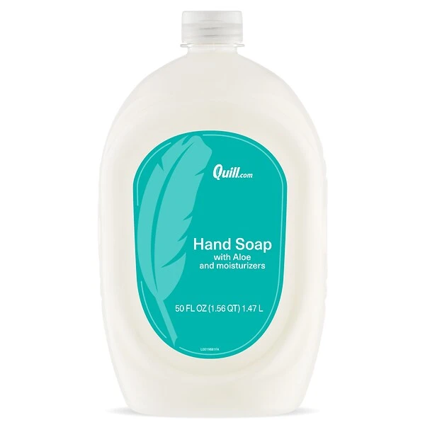 Quill Brand® Moisturizing Hand Soap Refill; Aloe Formula, Floral Scent, 50-oz. 3 Quill Brand® Moisturizing Hand Soap Refill; Aloe Formula, Floral Scent, 50-oz.
