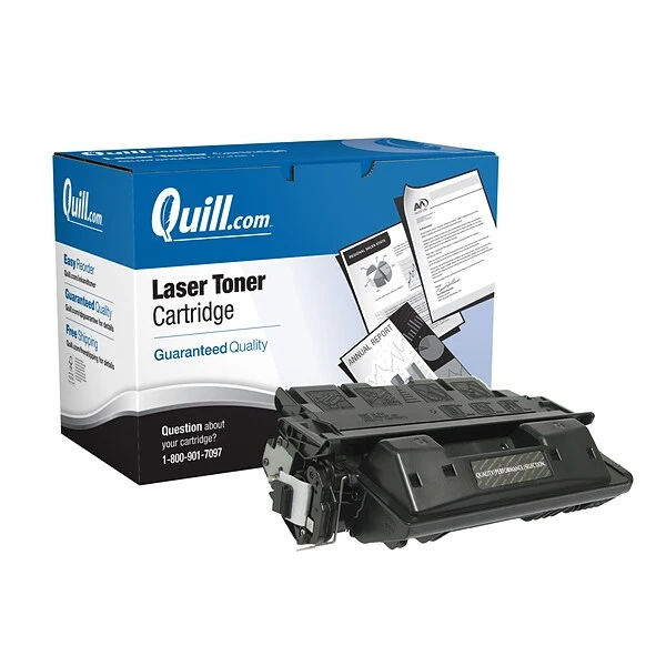 Quill Brand® Remanufactured Black Extended Yield Toner Cartridge Replacement For HP 61X (C8061X) (Lifetime Warranty) 3 Quill Brand® Remanufactured Black Extended Yield Toner Cartridge Replacement For HP 61X (C8061X) (Lifetime Warranty)