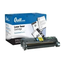 Quill Brand® Remanufactured Yellow Standard Yield Toner Cartridge Replacement For HP 121A/122A/123A (C9702A/Q3962A/Q3972A)