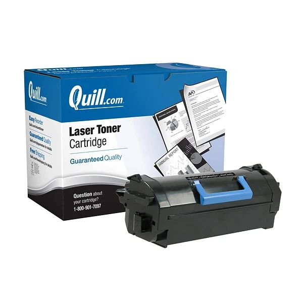 Quill Brand® Remanufactured Black Standard Yield Toner Cartridge Replacement For Dell B5460/5465 (T6J1J) (Lifetime Warranty) 3 Quill Brand® Remanufactured Black Standard Yield Toner Cartridge Replacement For Dell B5460/5465 (T6J1J) (Lifetime Warranty)