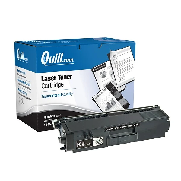 Quill Brand® Remanufactured Black Standard Yield Toner Cartridge Replacement For Brother TN-310 (TN310BK) (Lifetime Warranty) 3 Quill Brand® Remanufactured Black Standard Yield Toner Cartridge Replacement For Brother TN-310 (TN310BK) (Lifetime Warranty)