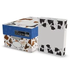 Quill Brand® Animal Friends 8.5" X 11" Art Copy Paper, 20 Lbs., 92 Brightness, 500 Sheets/Ream, 8 Reams/Carton (4128)