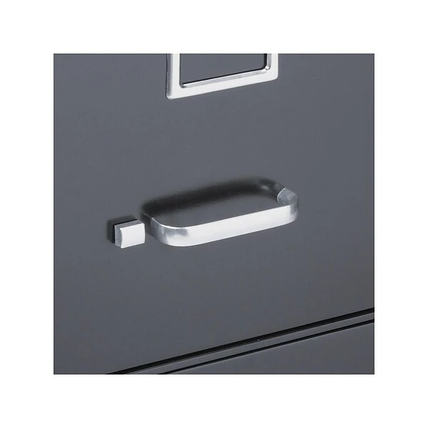 Quill Brand® 2-Drawer Vertical File Cabinet, Locking, Letter, Black, 25"D (25157D) 4 Quill Brand® 2-Drawer Vertical File Cabinet, Locking, Letter, Black, 25"D (25157D) - Image 2