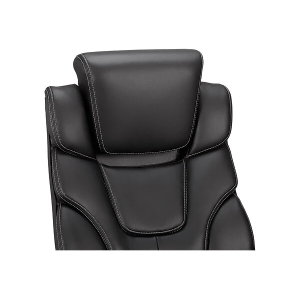 Quill Brand® Baird Bonded Leather Manager Chair, Black (23234) 6 Quill Brand® Baird Bonded Leather Manager Chair, Black (23234) - Image 4