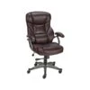 Quill Brand® Osgood High-Back Bonded Leather Manager Chair, Brown (22298) -Office Essentials Shop sp41817321 s7