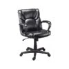 Quill Brand® Montessa II Luxura Faux Leather Computer And Desk Chair, Black (25221-CC) -Office Essentials Shop sp41817328 s7