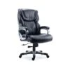 Quill Brand® Denaly Big & Tall Bonded Leather Manager Chair, Black (51468) -Office Essentials Shop sp41817388 s7