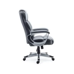 Quill Brand® Mcallum Bonded Leather Manager Chair, Gray (51474) -Office Essentials Shop sp41817395 s7