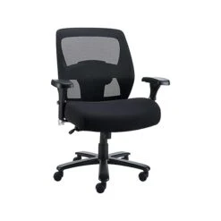 Quill Brand® Driscott Mesh Back Fabric Managers Big & Tall Chair, Black (28354) -Office Essentials Shop sp42124891 s7