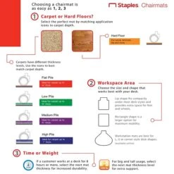 Quill Brand® EverLife 46" X 60'' Rectangular Chair Mat For Hard Floor , Vinyl (ESR131826) -Office Essentials Shop sp97363243 s7